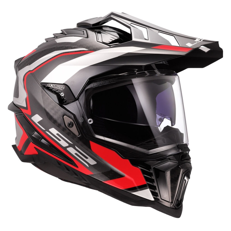 Enduro motociklistička kaciga LS2 MX701 Explorer C Frontier II crvena