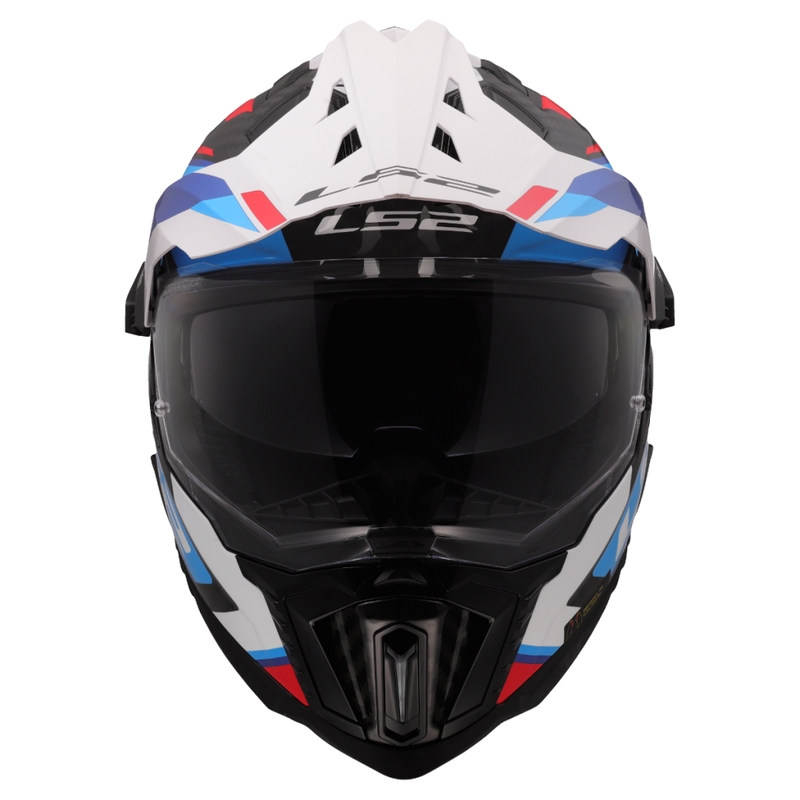Enduro motociklistička kaciga LS2 MX701 Explorer C Frontier II bijelo-plava