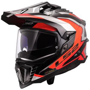 Enduro motoristička kaciga LS2 MX701 Explorer C Frontier II narančasta