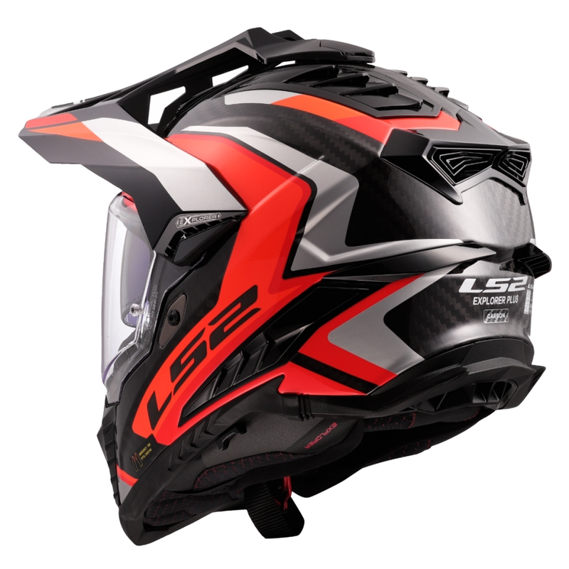 Enduro motoristička kaciga LS2 MX701 Explorer C Frontier II narančasta