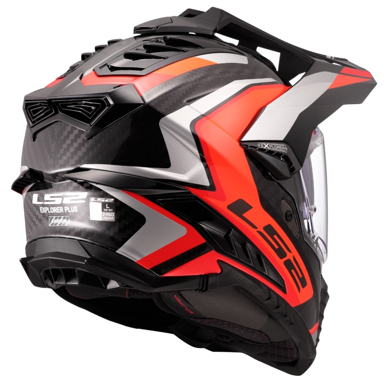 Enduro motoristička kaciga LS2 MX701 Explorer C Frontier II narančasta