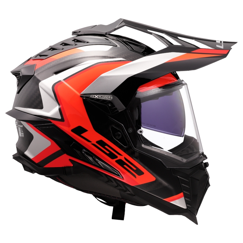Enduro motoristička kaciga LS2 MX701 Explorer C Frontier II narančasta