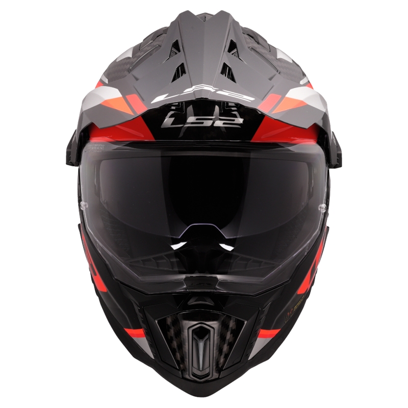 Enduro motoristička kaciga LS2 MX701 Explorer C Frontier II narančasta