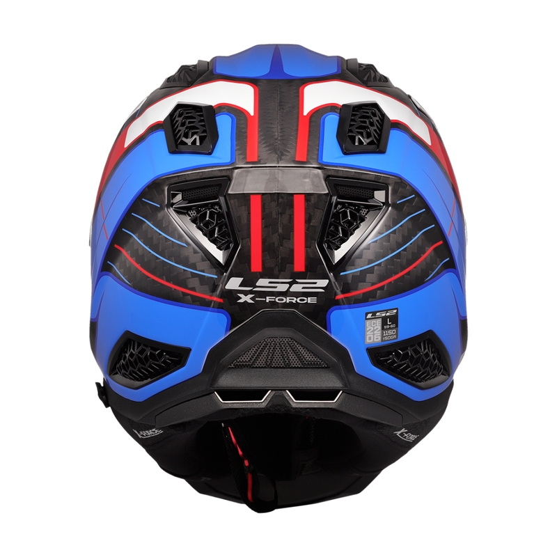Motocross kaciga LS2 MX703 X-Force Galuo bijelo-crveno-plava