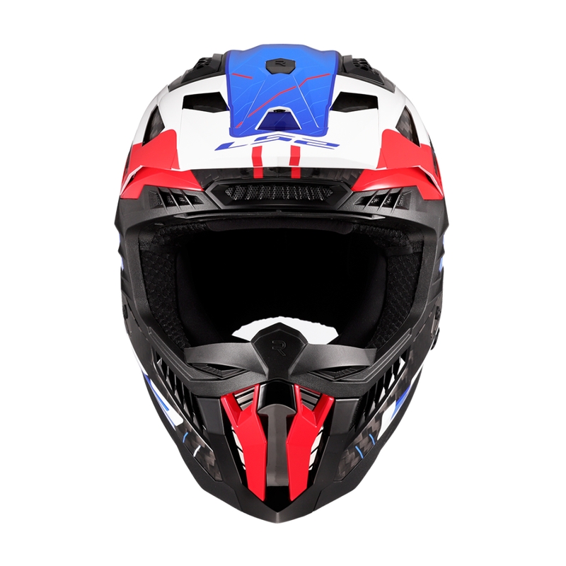 Motocross kaciga LS2 MX703 X-Force Galuo bijelo-crveno-plava