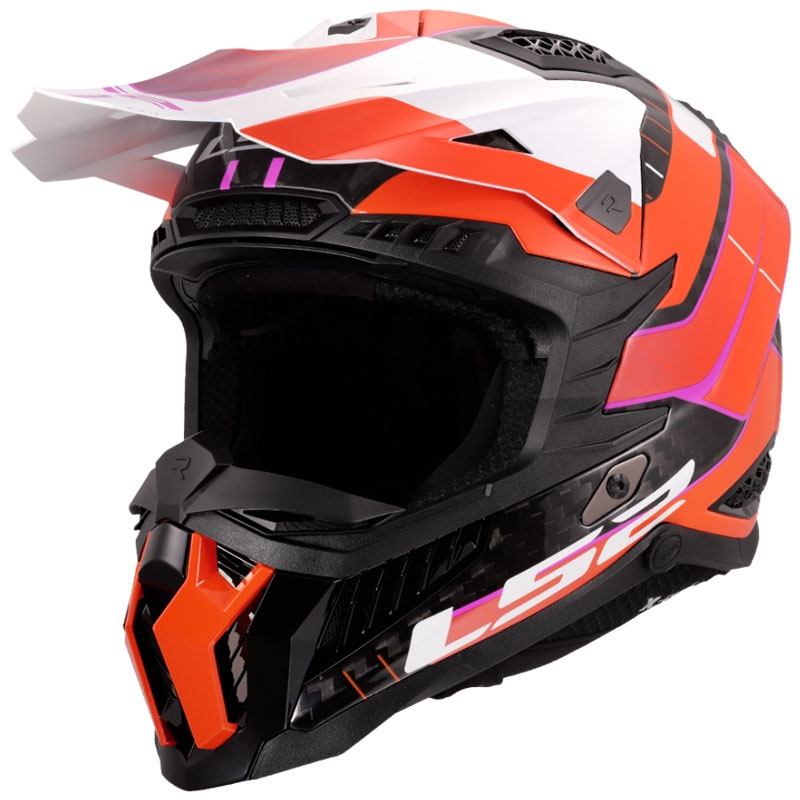 Motocross kaciga LS2 MX703 X-Force Galuo narančasta