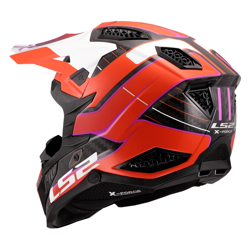 Motocross kaciga LS2 MX703 X-Force Galuo narančasta