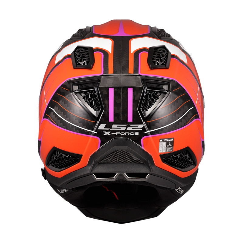 Motocross kaciga LS2 MX703 X-Force Galuo narančasta