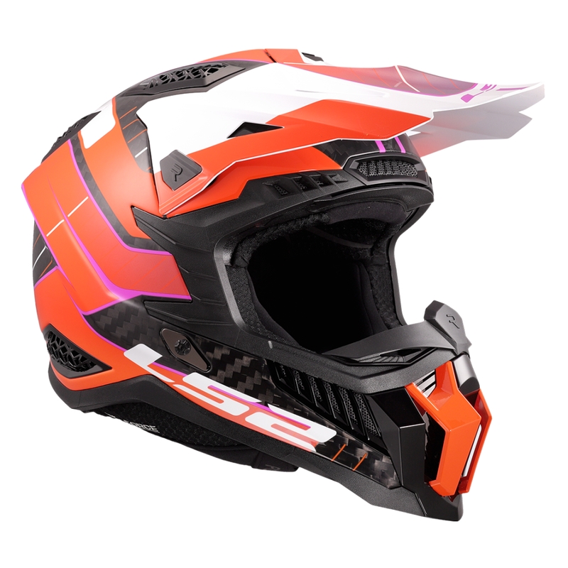 Motocross kaciga LS2 MX703 X-Force Galuo narančasta