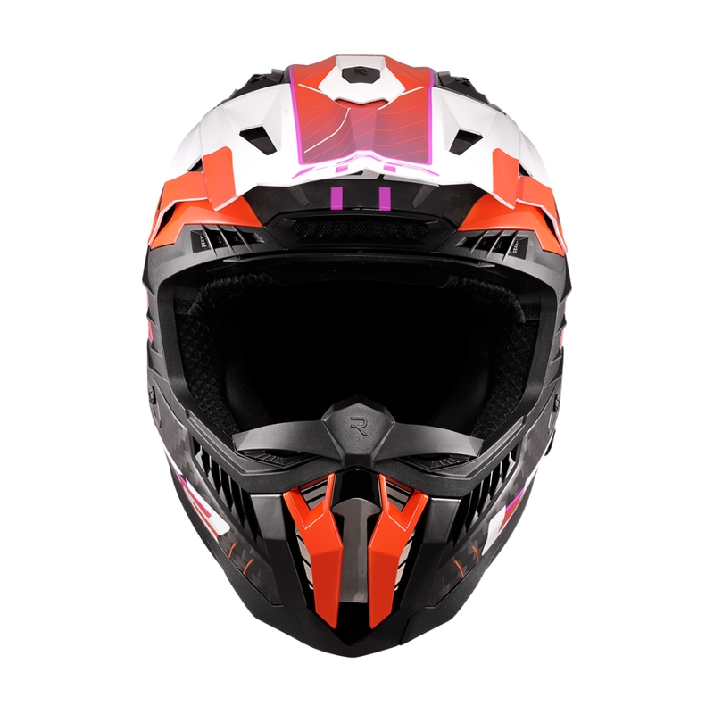 Motocross kaciga LS2 MX703 X-Force Galuo narančasta