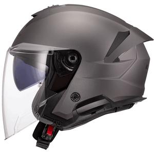 Otvorena motociklistička kaciga LS2 OF618 Verso II Čvrsti mat titan