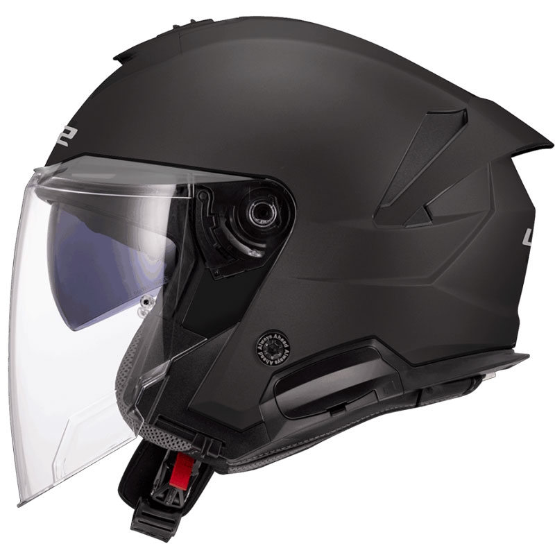 Otvorena motociklistička kaciga LS2 OF618 Verso II Solid mat crna