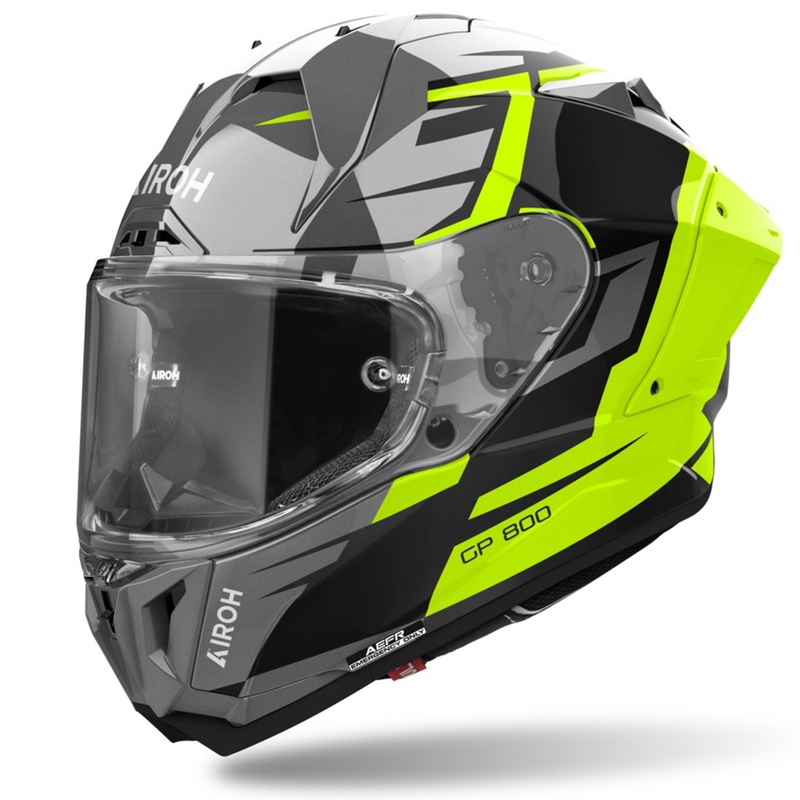 Airoh GP800 Master motociklistička kaciga koja pokriva cijelo lice žuta