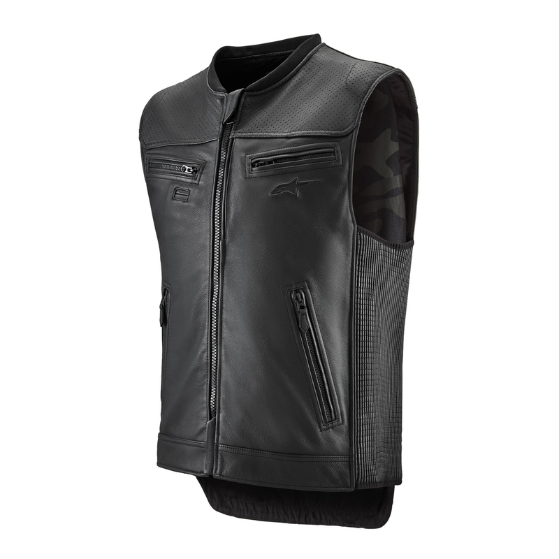 Alpinestars TECH-AIR®3 V2 LEATHER system airbag prsluk crni