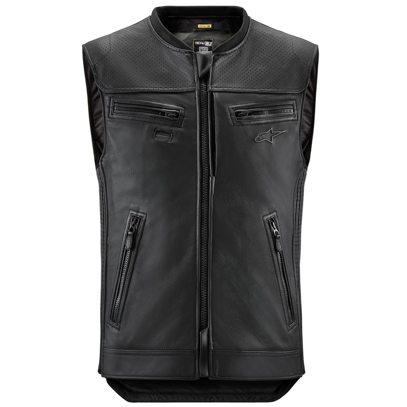 Alpinestars TECH-AIR®3 V2 LEATHER system airbag prsluk crni