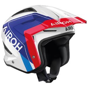 Trial moto kaciga Airoh TRR 2 Hunt plavo-crvena