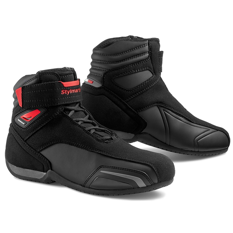 Motorističke čizme Stylmartin Vector crno-crvene