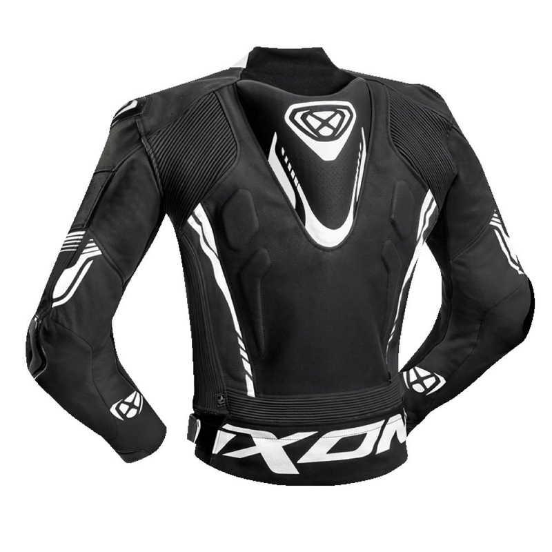 Motoristička jakna IXON Vortex 2 crno-bijela rasprodaja