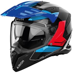 Enduro moto kaciga Airoh Bandit Tune plavo-crvena