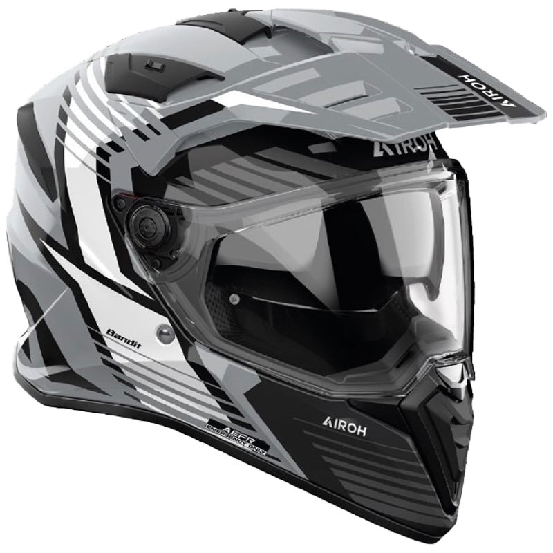 Enduro moto kaciga Airoh Bandit Spicy grey