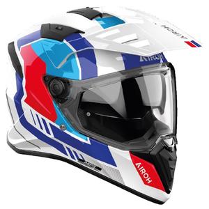 Enduro moto kaciga Airoh Bandit Horn bijela