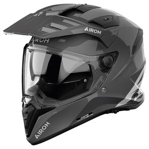 Enduro moto kaciga Airoh Bandit Boja tamno siva