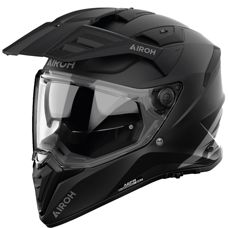 Enduro moto kaciga Airoh Bandit Boja mat crna