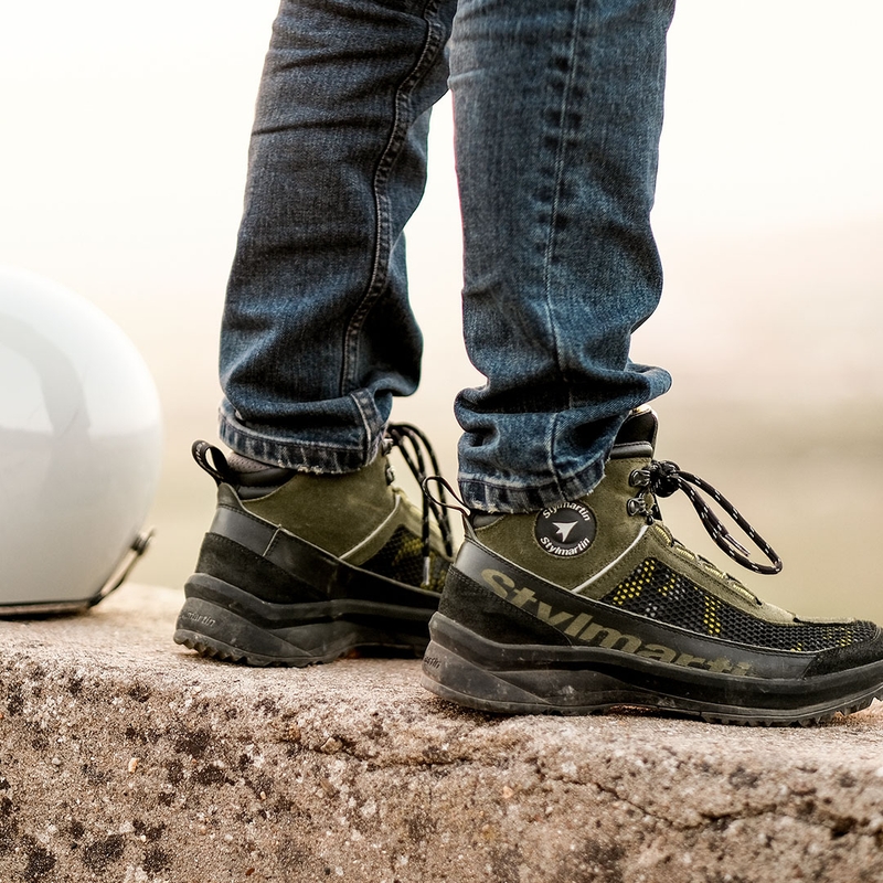 Stylmartin Vertigo Air motociklističke čizme kaki boje