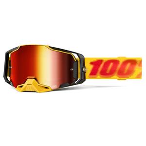 Motocross naočale 100% ARMEGA Tetsu s crvenim pleksiglasom