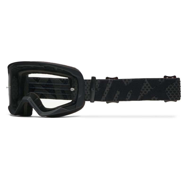 Motocross naočale iMX Endurance Flip crno-crne s iridij pleksiglasom
