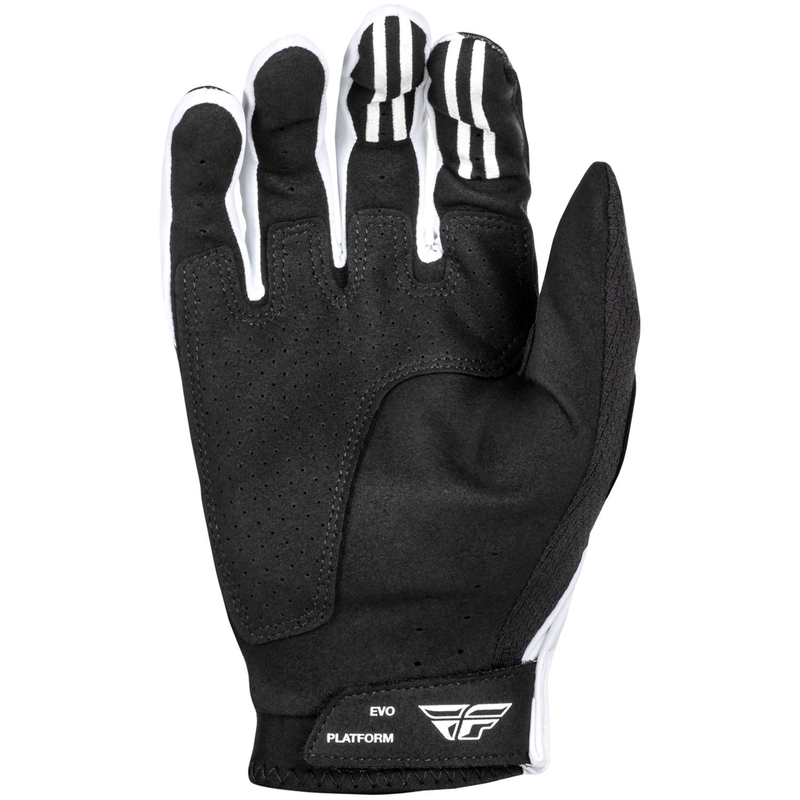 FLY Racing Evolution DST motokros rukavice crno-bijele