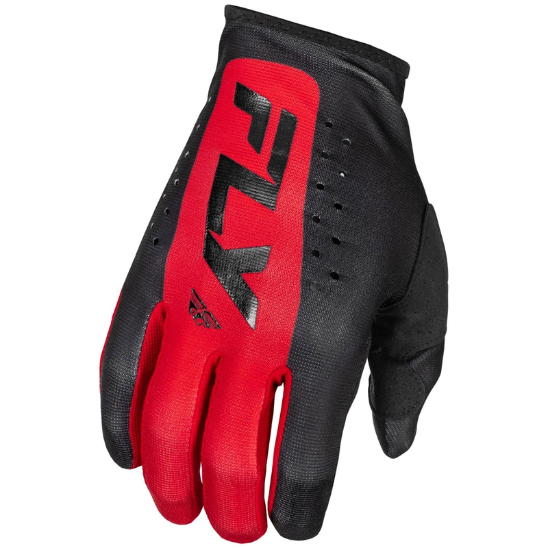 FLY Racing Lite motokros rukavice crno-crvene