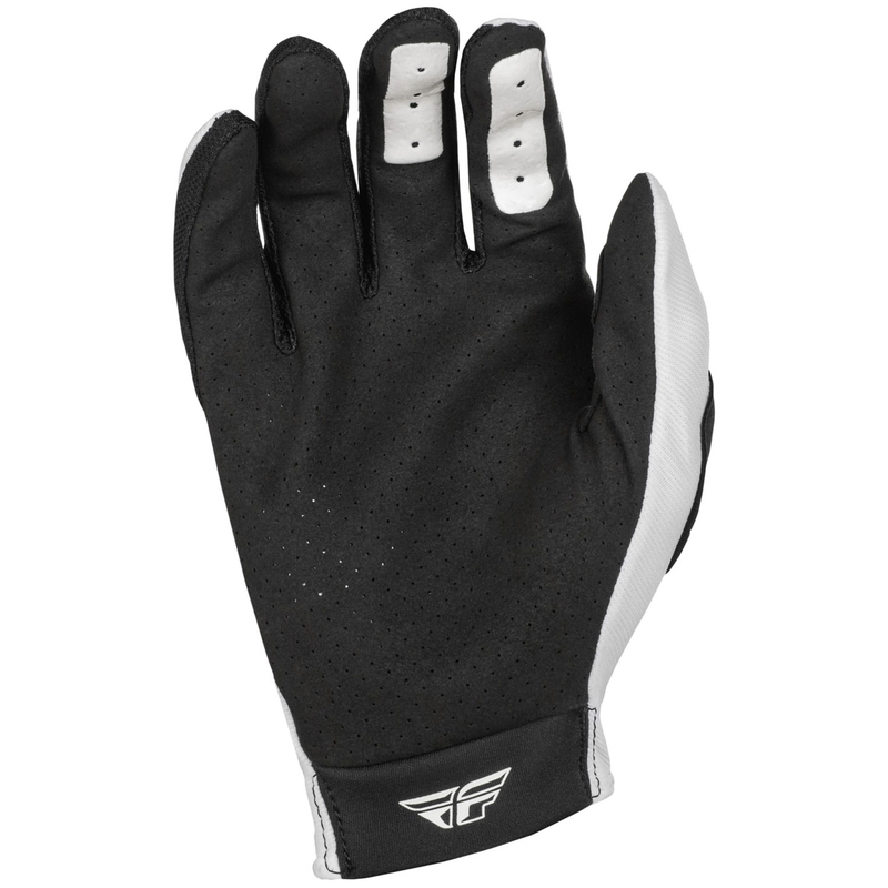 FLY Racing Lite motocross rukavice bijelo-crne