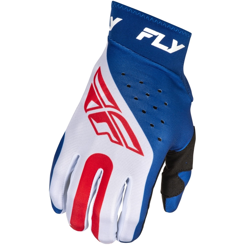 FLY Racing ProLite motokros rukavice crveno-bijelo-plave