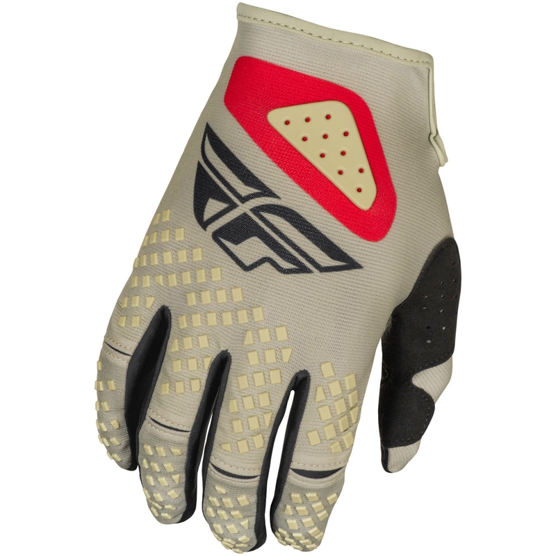 Motocross rukavice FLY Racing Kinetic Sym sivo-crveno-crne