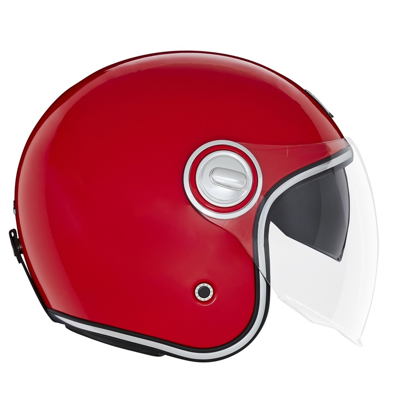 Otvorena motociklistička kaciga NOX PREMIUM Heritage crvena