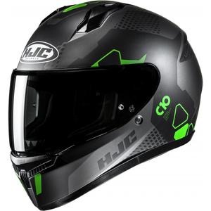 HJC C10 Aspa full face motociklistička kaciga crno-zelena