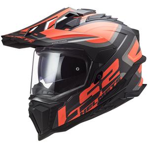 Enduro kaciga LS2 MX701 Explorer Alter crno-fluo narančasto-siva mat
