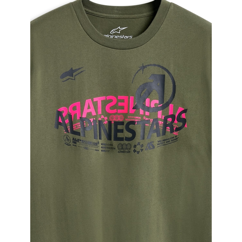 Zelena majica Alpinestars Semicircle CSF