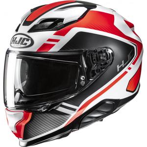 Motociklistička kaciga za cijelo lice HJC F71 Tozz MC6HSF bijelo-crno-crvena