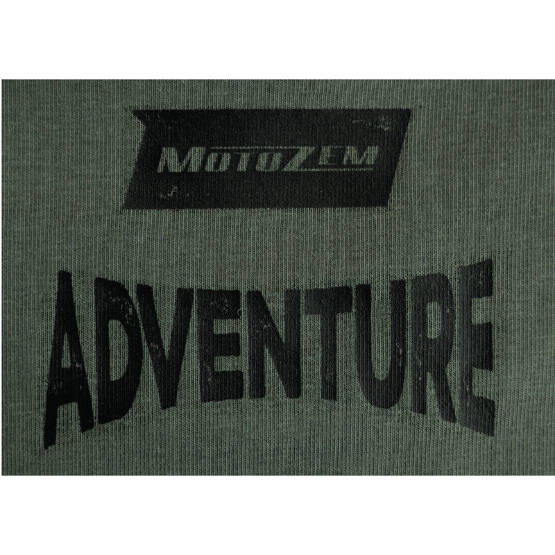 Motozem Adventure majica kratkih rukava zelena
