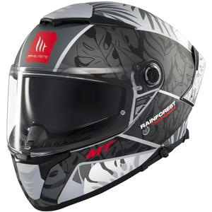 Integralna motociklistička kaciga MT Thunder 4 SV Rainforest mat crno-bijela