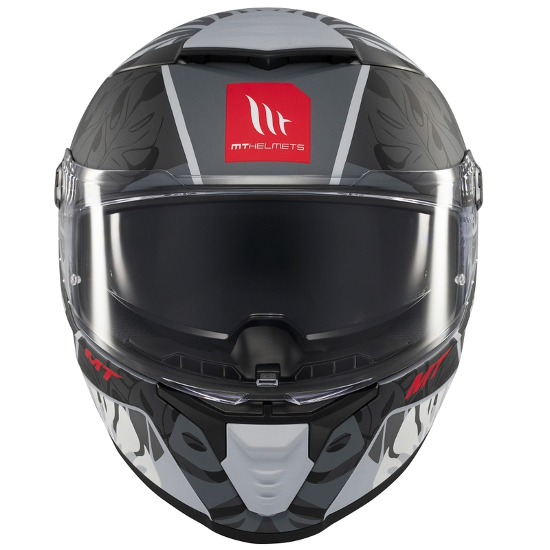 Integralna motociklistička kaciga MT Thunder 4 SV Rainforest mat crno-bijela
