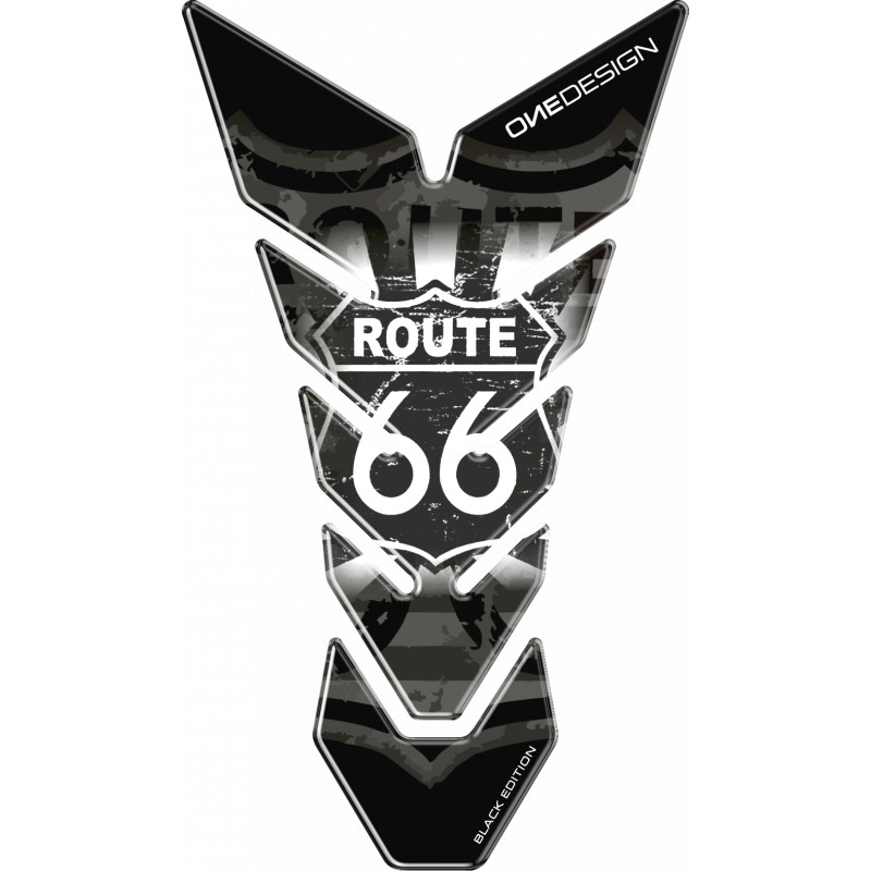 Naljepnica spremnika goriva Print Black edition - Route 66