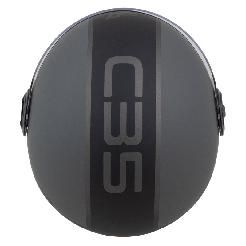 Otvorena kaciga ZED C35 sivo-crna mat
