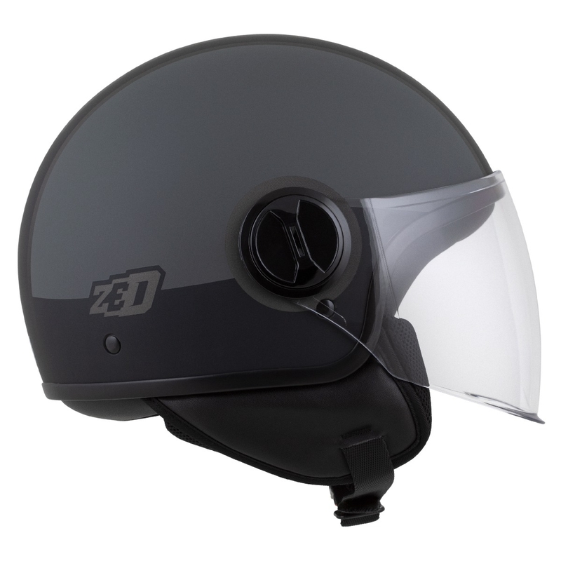 Otvorena kaciga ZED C35 sivo-crna mat