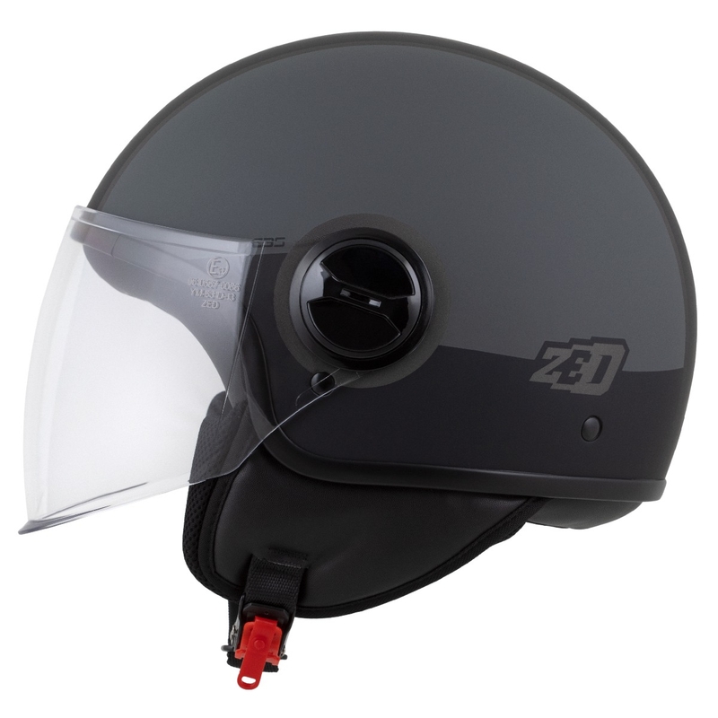 Otvorena kaciga ZED C35 sivo-crna mat