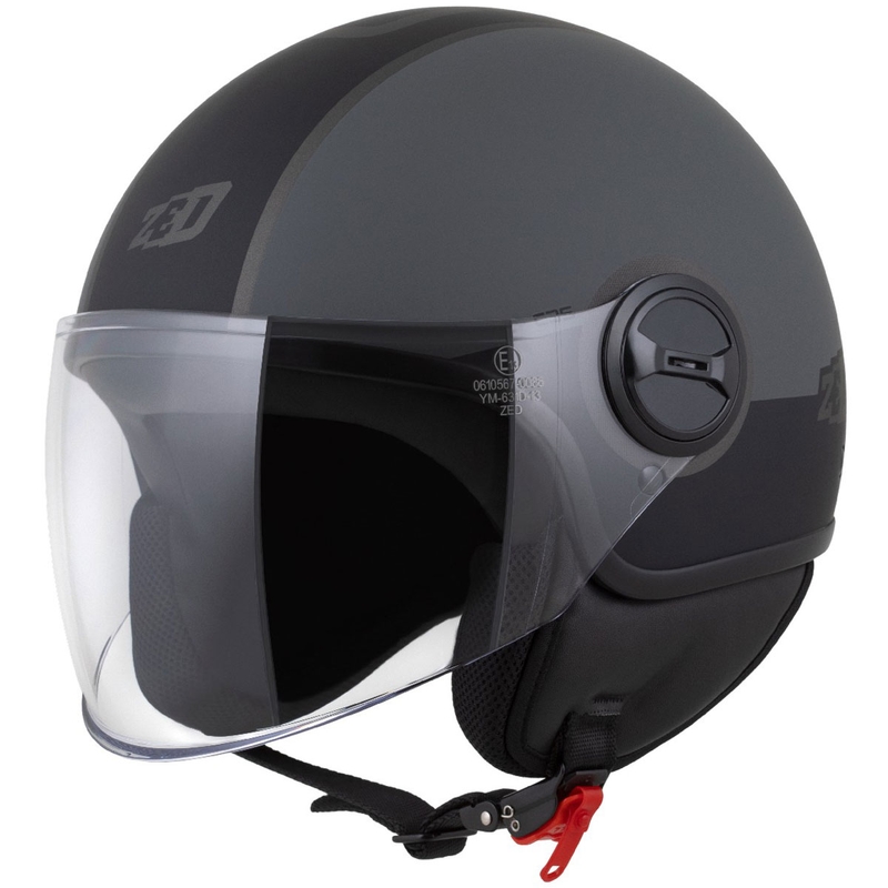 Otvorena kaciga ZED C35 sivo-crna mat
