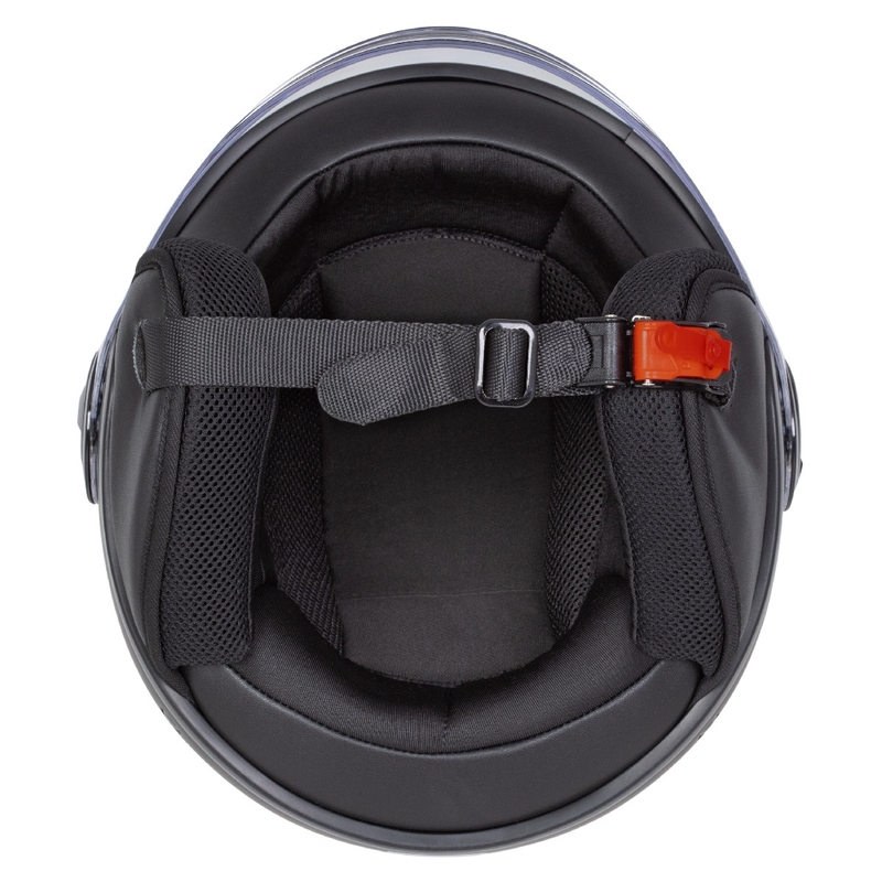 Otvorena kaciga ZED C35 bijelo-crna