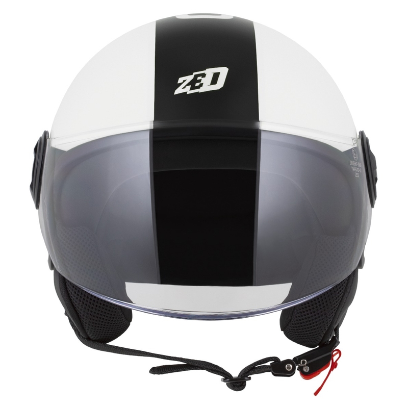 Otvorena kaciga ZED C35 bijelo-crna